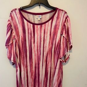 NWT ~ LuLaRoe Olive in 3x Pink/Magenta